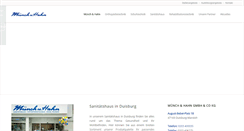 Desktop Screenshot of muench-hahn.de