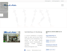 Tablet Screenshot of muench-hahn.de